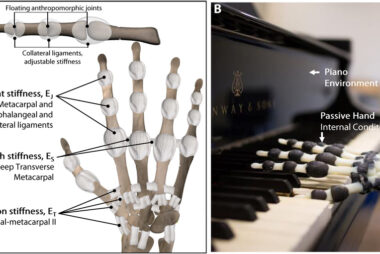 Una mano robótica que toca el piano con inteligencia humana