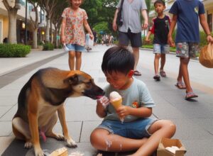 niño y perrito